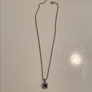 David Yurman Albion stone pendant with diamonds